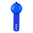 Rechargeable clip-on LED dog collar light in Blue Transparent