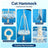 Handwoven bohemian hanging cat hammock in breathable cloth, product image 9