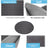 Thick EVA Cat Litter Trapping Mat, Double Layer Anti-Scatter