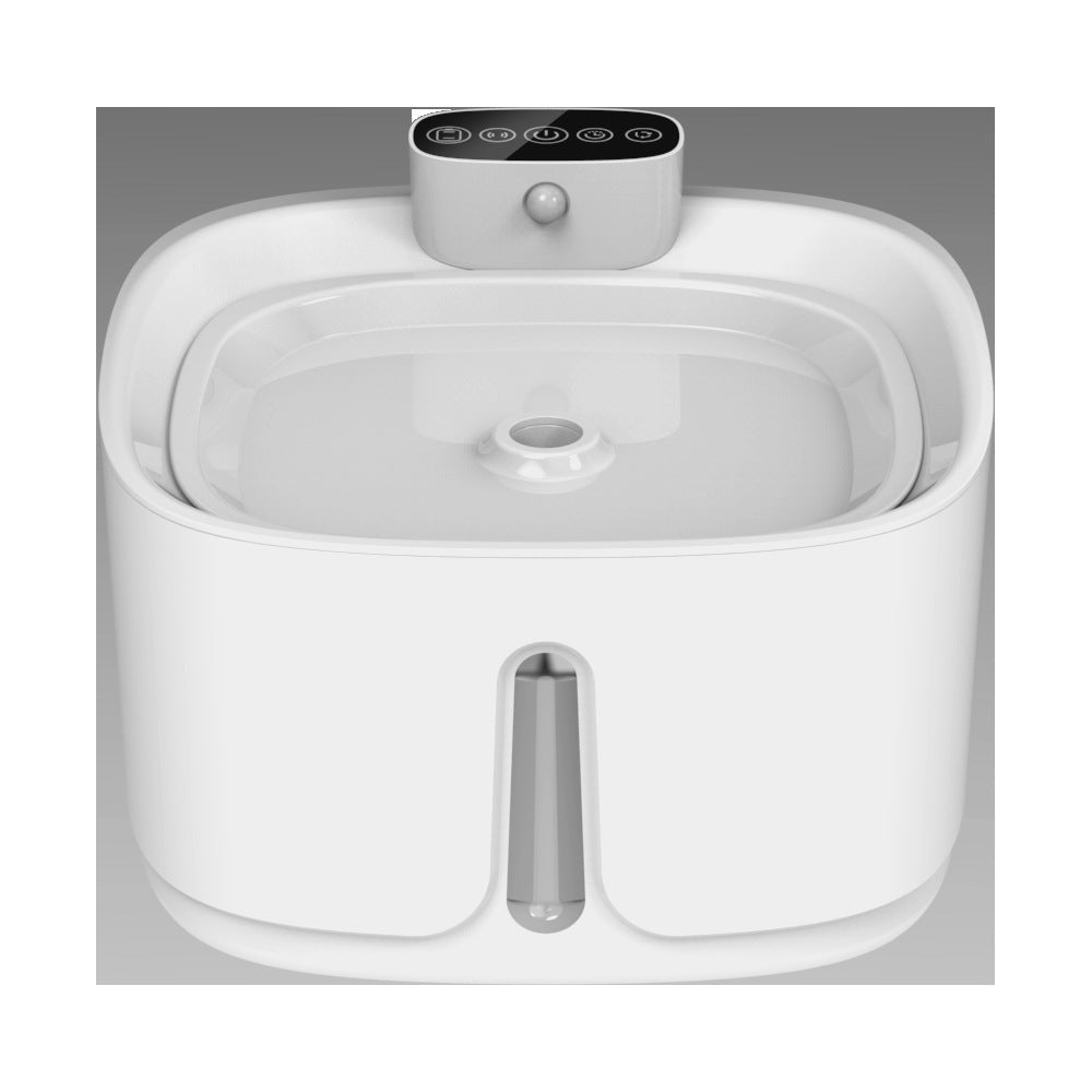 Rechargeable 3.2L Stainless Steel Pet Water Fountain with Sensor and Filter