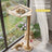 Vertical sisal cat scratching post and climbing frame, main product photo