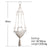Handwoven bohemian hanging cat hammock in breathable cloth, product image 4