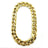 Chain link style dog collar with shiny metallic finish, product image 3