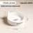 Anti-Spill Ceramic Pet Bowl with Wooden Stand and Cat Ear, Paw or Fish Bone Design