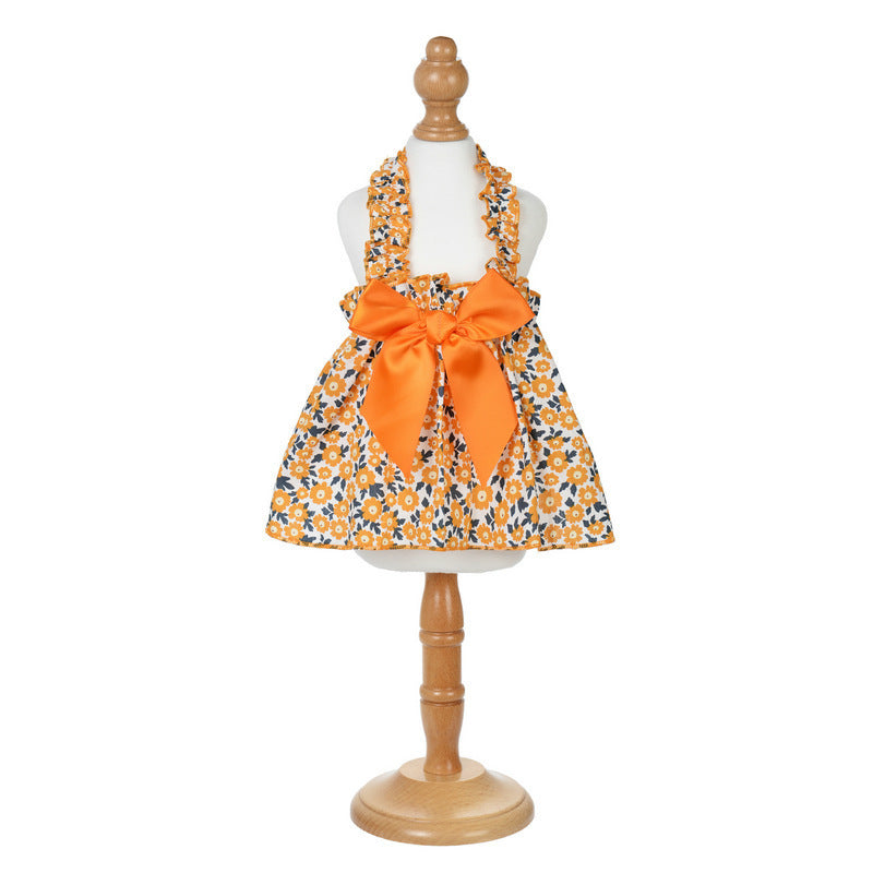 Daisy print strap dress for dogs and cats, available in 5 colours, image 12