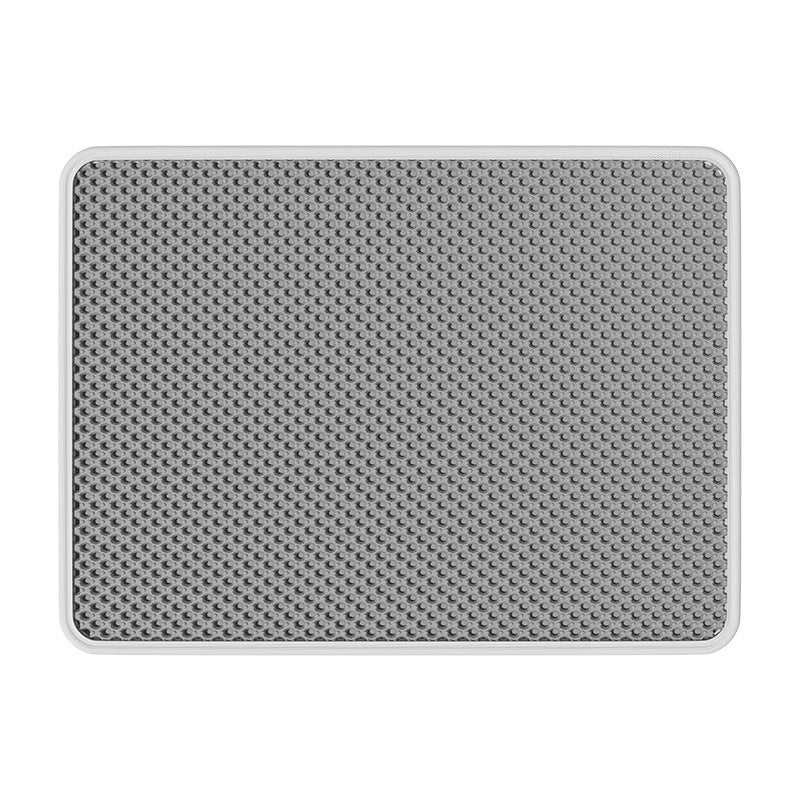 Double Layer EVA Anti-Tracking Cat Litter Mat, Easy Wipe Clean