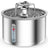 2L Stainless Steel Automatic Pet Water Dispenser with Quiet Pump and Visible Window