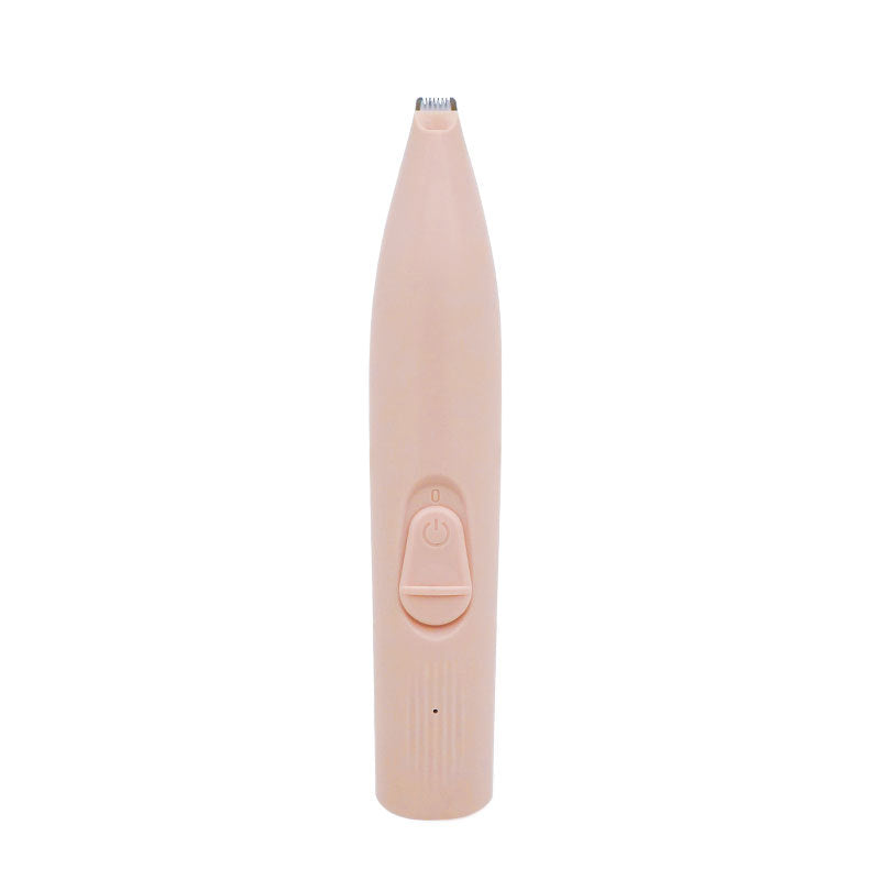 Paw Pad Hair Trimmer for Pets, Cordless with LED Light