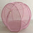 Rolling mesh cat playpen on wheels, photo from another angle