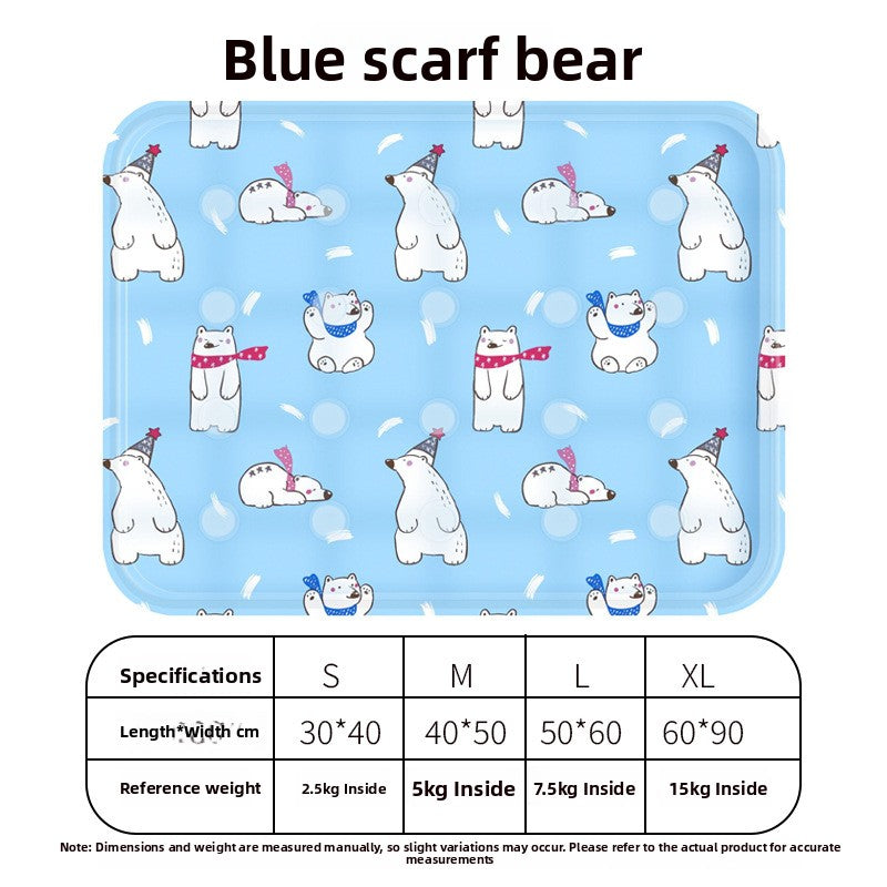 Gel cooling mat with fun print, detail photo 9