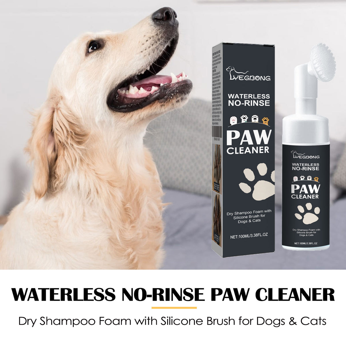 Pet Paw Cleaner for Dogs and Cats, Deep Cleaning Foot Pad Care