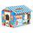 Corrugated cardboard cat house with coffee shop front design, view 10