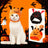 Red robe and tall hat Halloween costume for pets