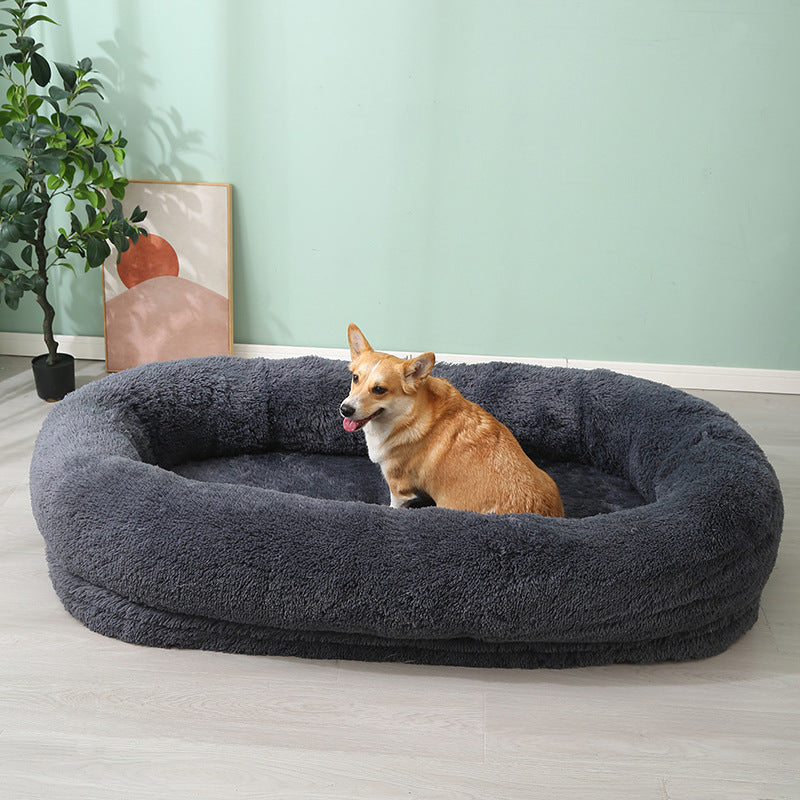 Extra Large Plush Pet Bed and Sofa Mat, Removable Washable