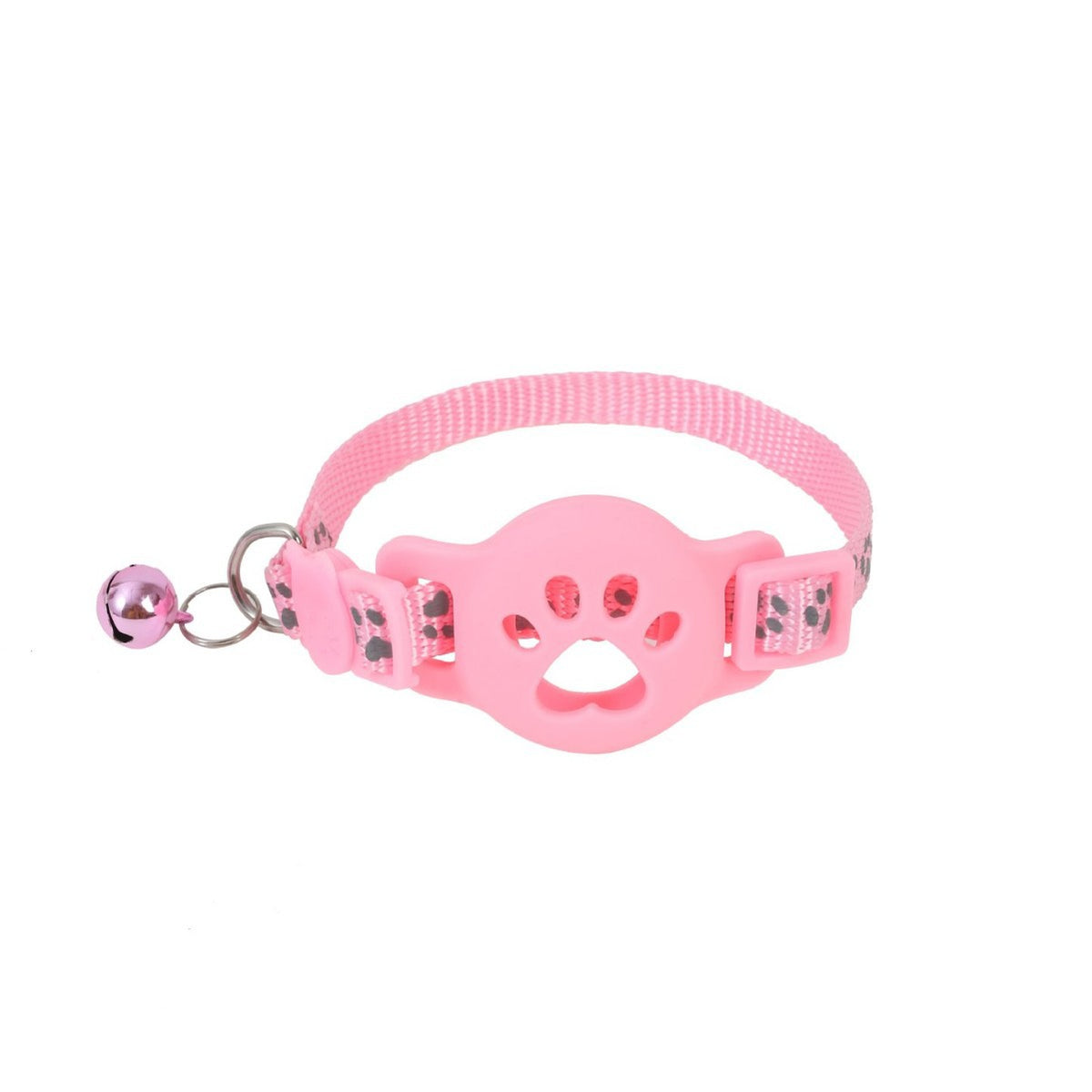Reflective breakaway cat collar with silicone AirTag case, tag not included, product image 3