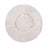 Round long plush nest bed for cats and dogs in Off-White
