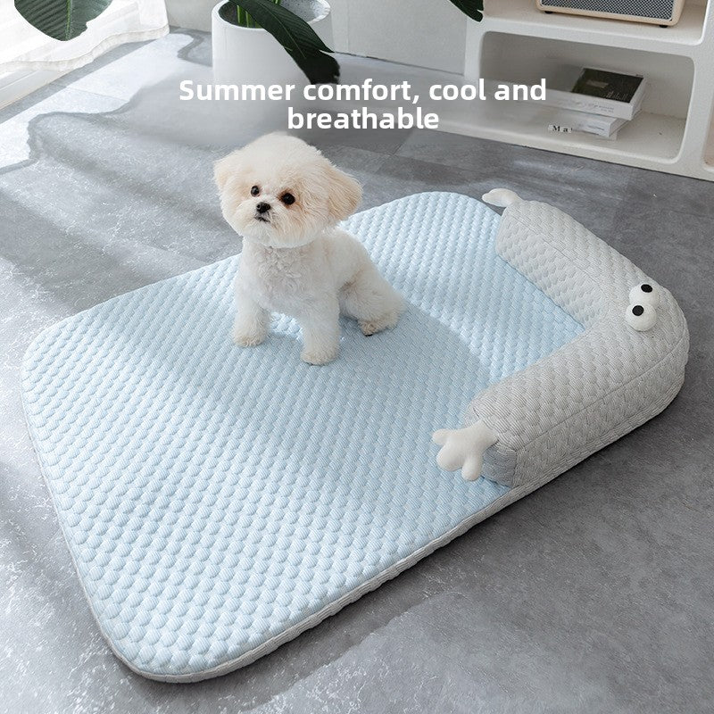 Breathable cooling dog mat with fun printed design, photo 1 of 66