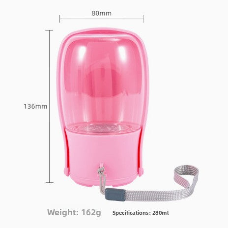 Foldable Portable Dog Water and Food Cup for Outdoor Walks and Summer Outings