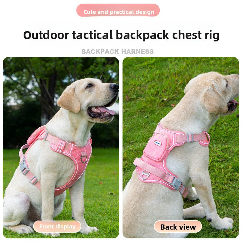 Reflective harness for medium to giant dogs, available from Pet Royale UK