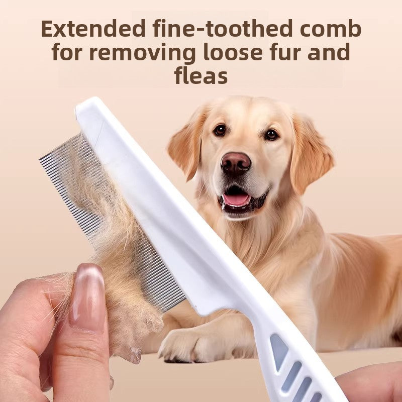 Pet Grooming and Bathing Kit with Silicone Glove and Nail Clipper