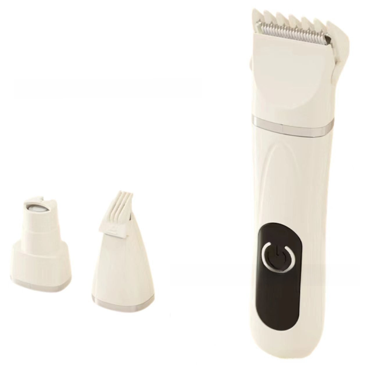 Silent Cordless Pet Clipper with Interchangeable Heads for Grooming