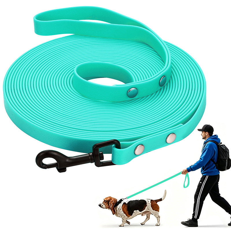 Waterproof PVC dog training lead, available from Pet Royale UK