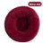Light brown washable plush round pet bed with anti-slip base, photo 71