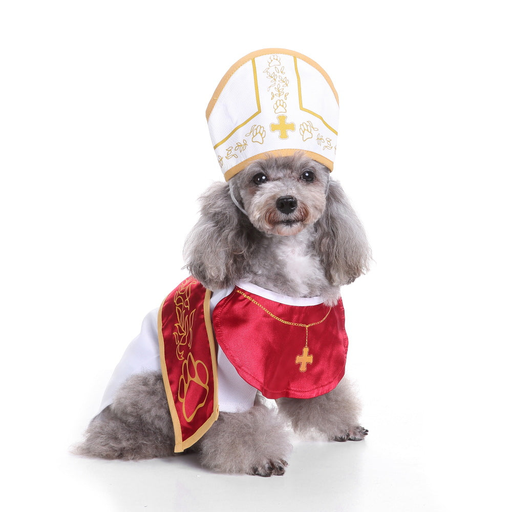 Christmas and Halloween pet costumes in 14 designs