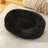 Raised edge cotton dog bed with curved sides and soft cushion, photo 75