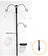 Black wrought iron bird feeder stand accessories for gardens, view 15