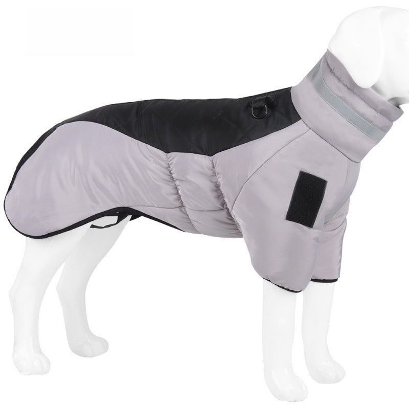 Reflective cape style dog winter coat, available in 4 colours, image 13