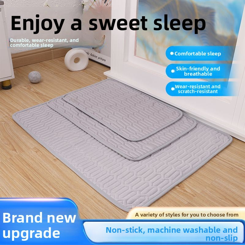 Ice silk pet cooling mat 50 x 70cm, alternative angle view