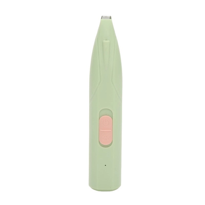 Rechargeable Pet Paw Fur Trimmer with LED Light for Dogs and Cats