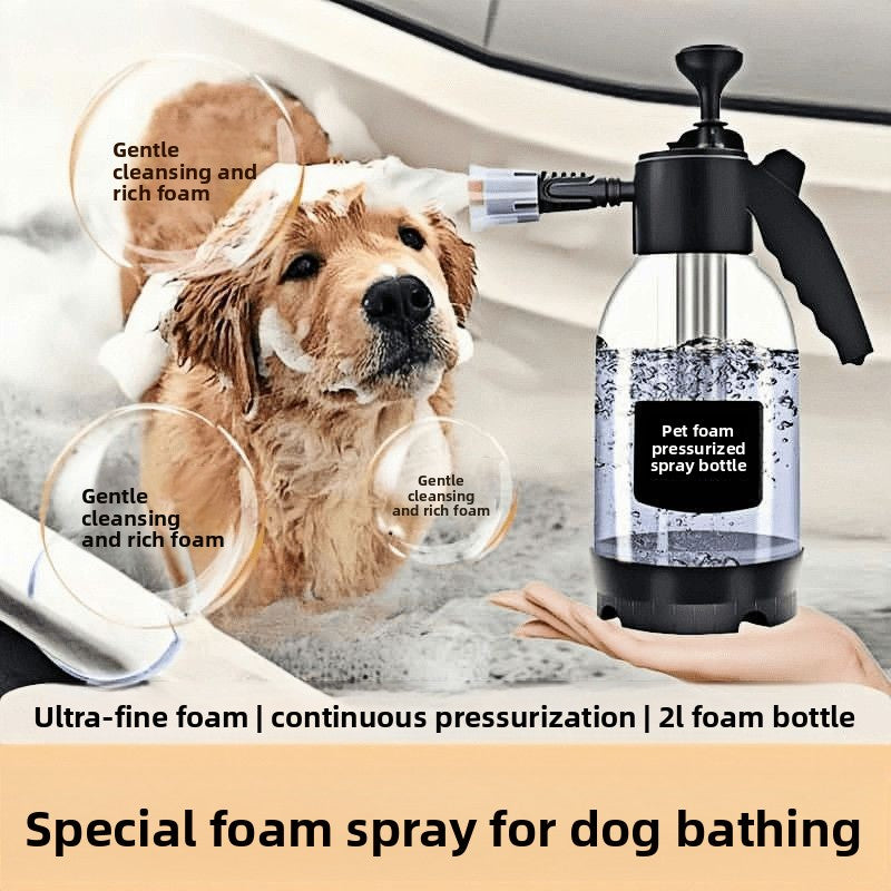 Pet Bath Foam Sprayer Shampoo Dispenser, 500ml or 2L