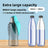 Portable Foldable Flip-Top Pet Water Bottle with Large Capacity for Walks and Travel