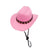 Western felt cowboy hat for small dogs and cats, top view
