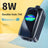 Adjustable quiet aquarium air pump with air stone kit, view 9