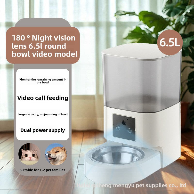 Automatic Pet Feeder with Smart Timer and Camera
