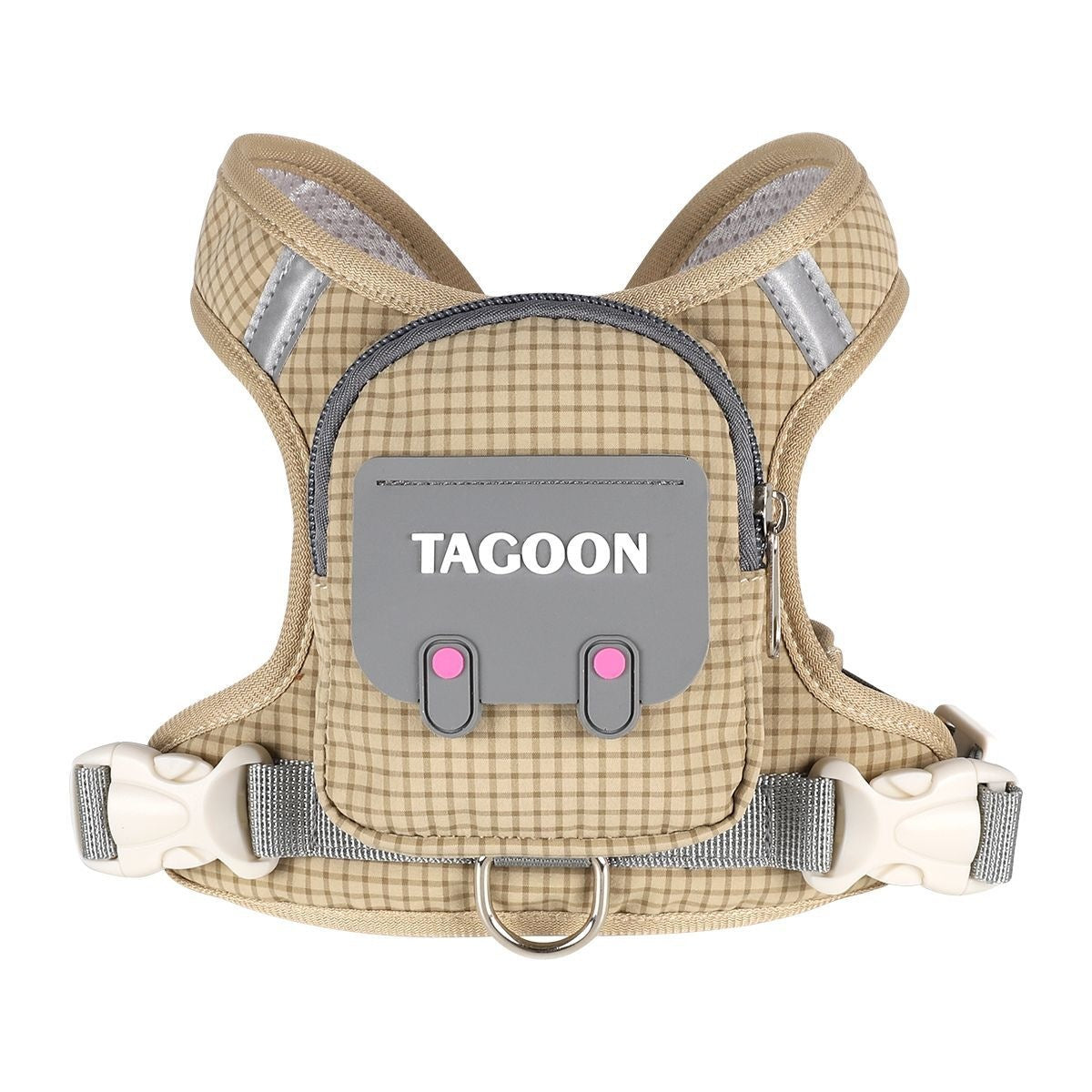 Lightweight dog backpack harness with mesh back, available in 4 colours, image 16