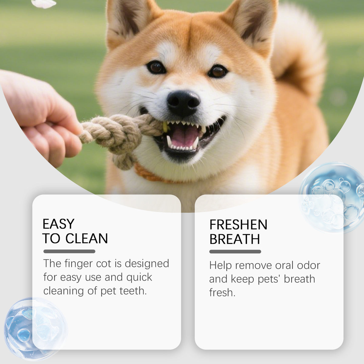 Pet Dental Cleaning Powder for Cats and Dogs, Gentle Tartar Care