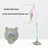 Pink feather cat teaser wand on a plain background - photo 11