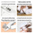LED Pet Nail Clipper with Adjustable Safety Guard, Stainless Steel