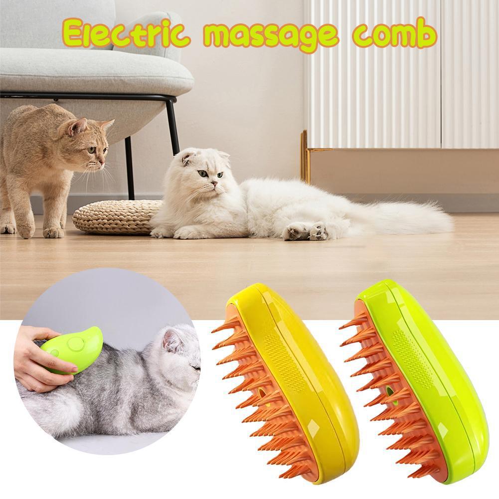 Rechargeable Mist Spray Comb for Dogs and Cats, Smooths Fur