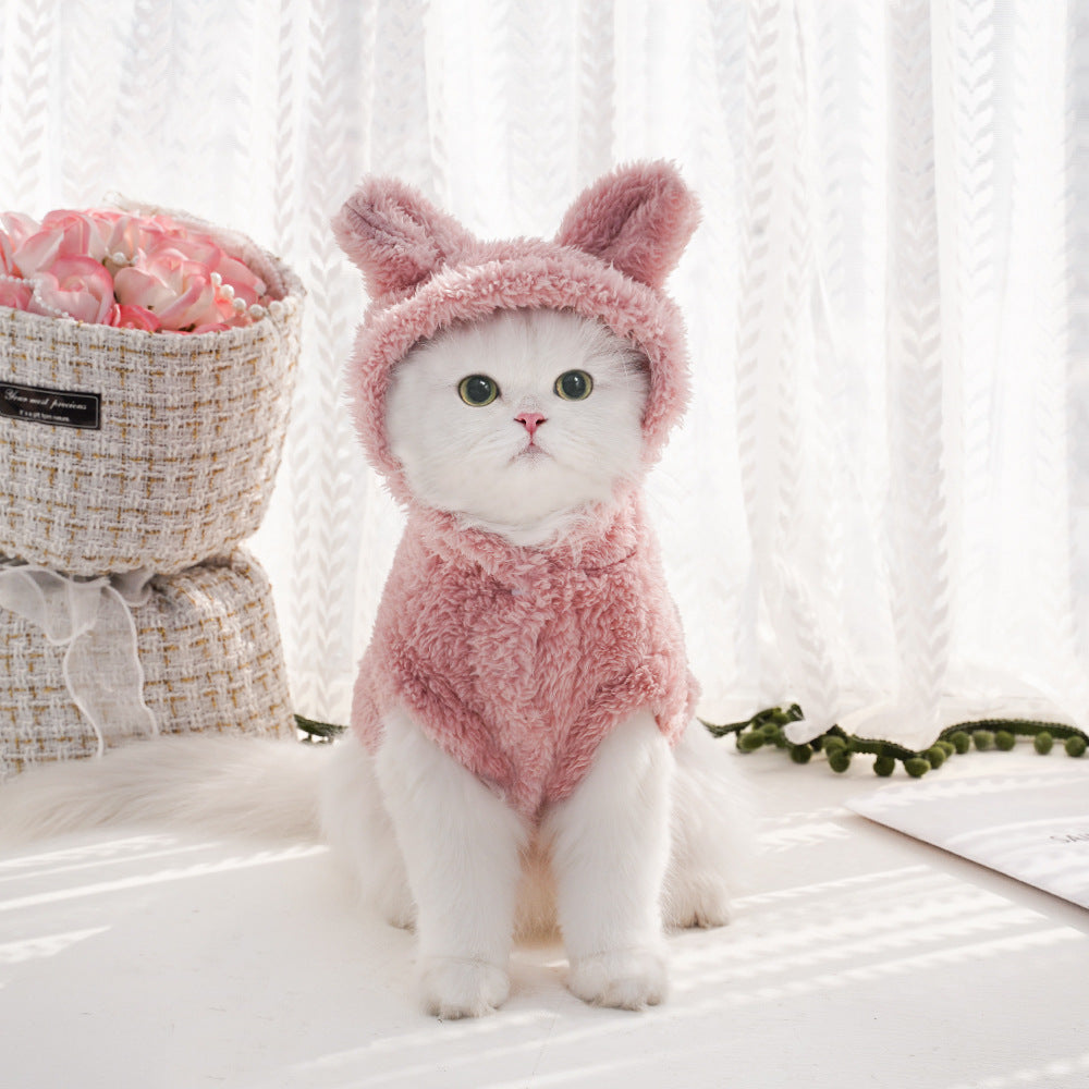 Bunny ear hoodie for dogs and cats, available in 3 colours, image 4
