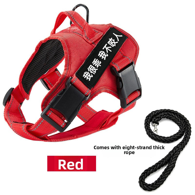 Padded vest dog harness, available from Pet Royale UK
