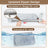 Foldable cat window hammock with suction cups and cover, view 3