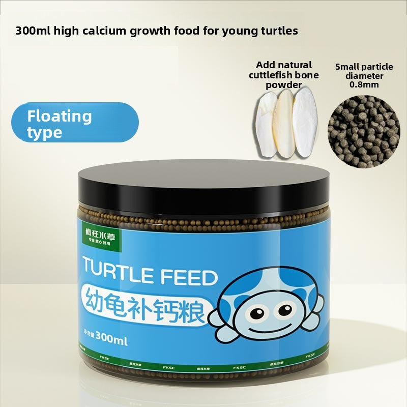 Baby Turtle Food Pellets for Aquariums and Terrariums