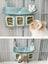 Hanging fabric hay feeder bag for rabbits and guinea pigs, view 2