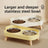 Anti-Spill Double Pet Bowl in Stainless Steel, Plastic or Ceramic with Raised Stand
