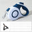 Glow in the dark retractable dog lead with one touch brake